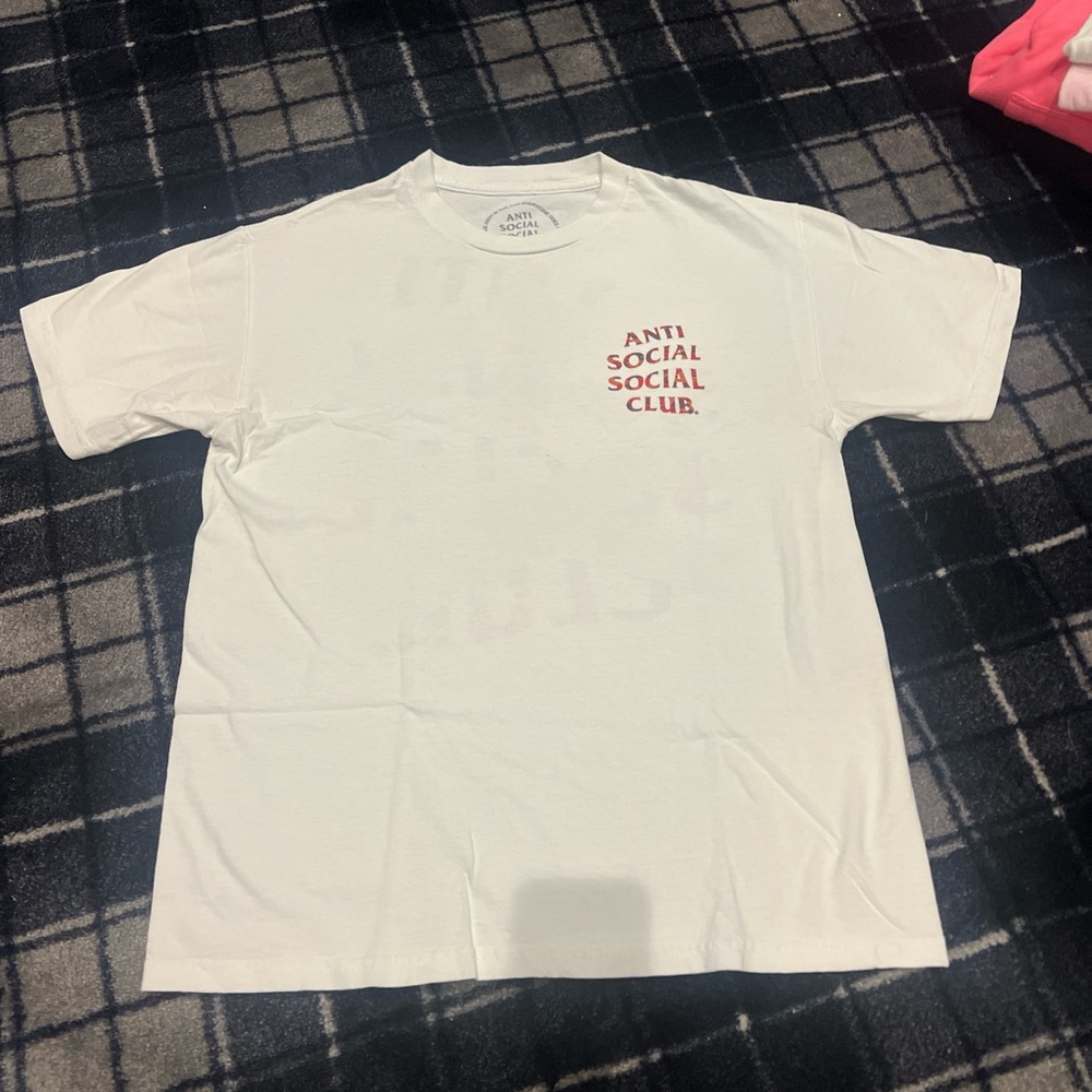 Anti Social Social Club tshirt with red letters